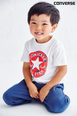 Converse White Chuck Taylor T-Shirt (3mths-2yrs)